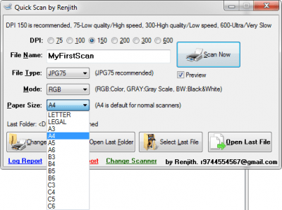 Скриншот приложения QuickScan Portable - №3