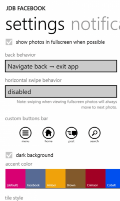 Скриншот приложения JDB for Facebook - №3