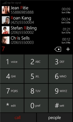 Скриншот приложения 7Dialer (free) - №1