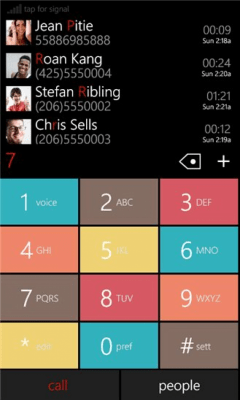 Скриншот приложения 7Dialer (free) - №4