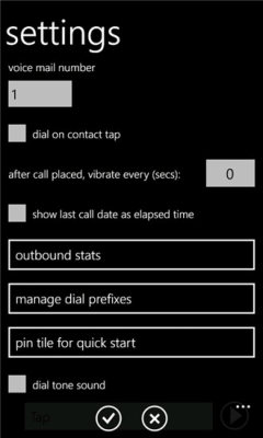 Скриншот приложения 7Dialer (free) - №6