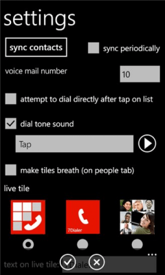 Скриншот приложения 7Dialer (free) - №7