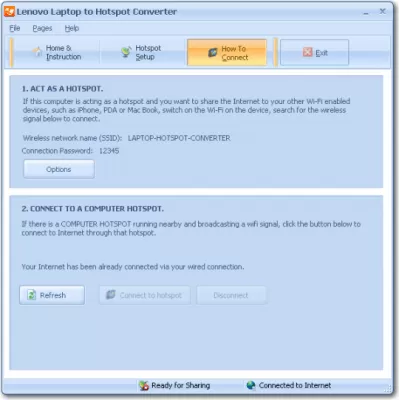Скриншот приложения Lenovo Laptop to Hotspot Converter - №3