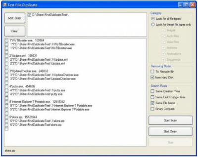 Скриншот приложения File Duplicate ActiveX - №1