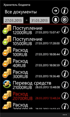 Скриншот приложения Хранитель бюджета - №5