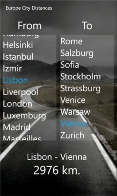 Скриншот приложения Europe City Distances - №3