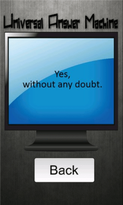 Скриншот приложения Universal Answer Machine - №3