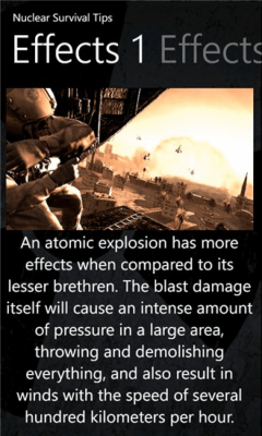 Скриншот приложения Nuclear Survival Tips - №3