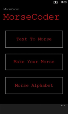 Скриншот приложения MorseCoder - №1