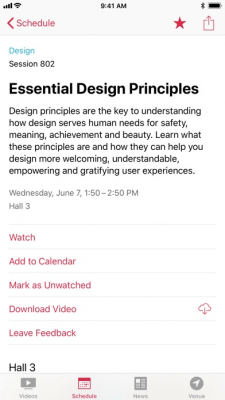 Скриншот приложения WWDC - №3