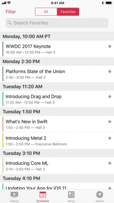 Скриншот приложения WWDC - №6