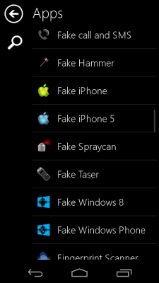 Скриншот приложения Fake Windows Phone 8 - №3