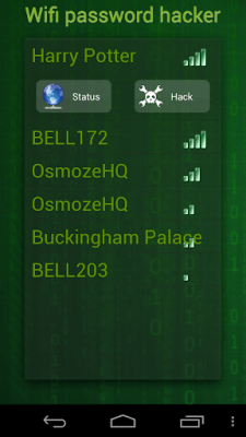Скриншот приложения Fake wifi password hacker - №1