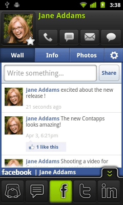 Скриншот приложения Contacts+ (Old Version) - №5