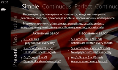 Скриншот приложения English Tenses Demo - №1