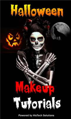 Скриншот приложения Halloween Makeup Tutorials - №1