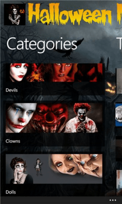 Скриншот приложения Halloween Makeup Tutorials - №3