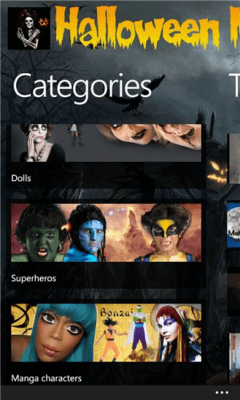 Скриншот приложения Halloween Makeup Tutorials - №4