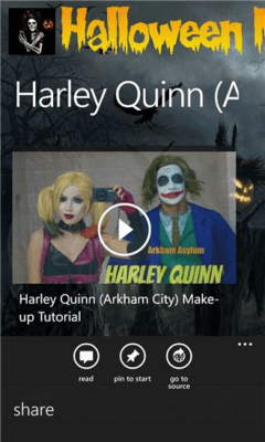 Скриншот приложения Halloween Makeup Tutorials - №8