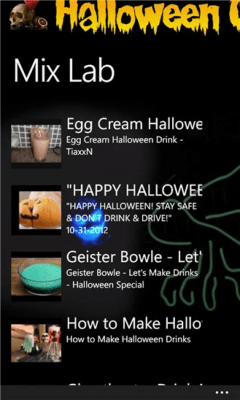 Скриншот приложения Halloween Cocktails - №4