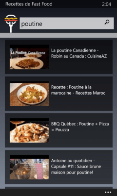 Скриншот приложения Recettes de Fast Food - №6