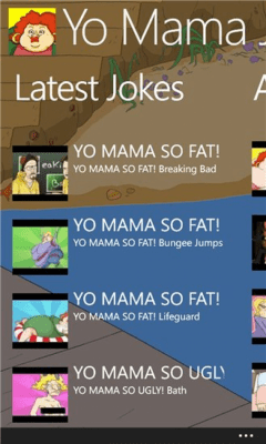 Скриншот приложения Yo Mama Jokes - №2