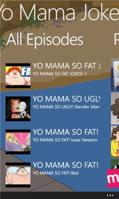 Скриншот приложения Yo Mama Jokes - №3