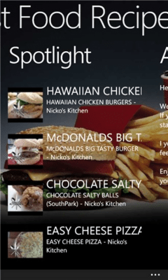 Скриншот приложения Fast Food Recipes - №4