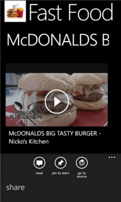 Скриншот приложения Fast Food Recipes - №5