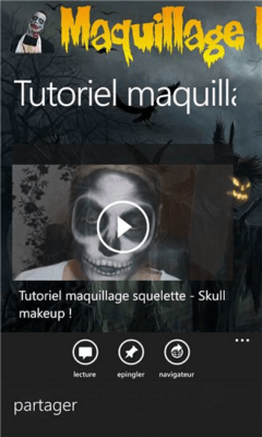 Скриншот приложения Maquillage Halloween - №2