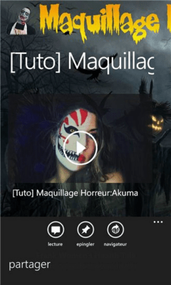 Скриншот приложения Maquillage Halloween - №3