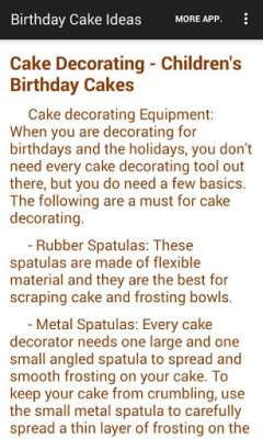 Скриншот приложения Birthday Cake Ideas - №9