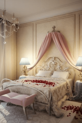 Скриншот приложения Romantic Bedroom Ideas - №2