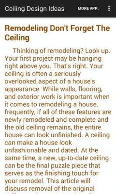 Скриншот приложения Ceiling Design Ideas - №9