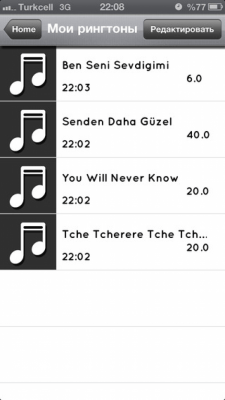 Скриншот приложения a MP3 2 Ringtone Free - №3