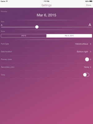 Скриншот приложения A+ Photo With Date - №3