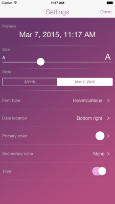 Скриншот приложения A+ Photo With Date - №9