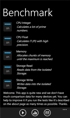 Скриншот приложения Benchmark Free - №1