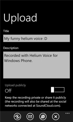 Скриншот приложения Helium Voice Free - №5