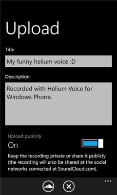 Скриншот приложения Helium Voice Free - №6