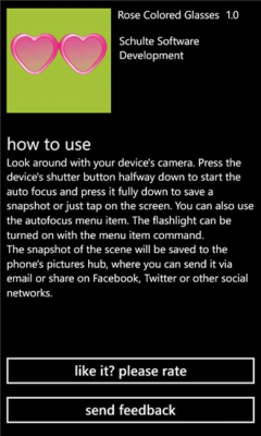 Скриншот приложения Rose Colored Glasses - №4