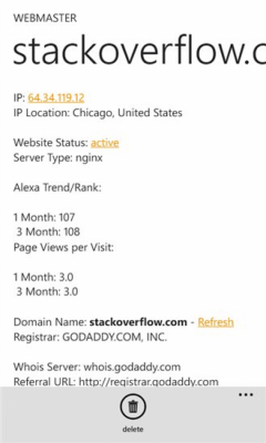 Скриншот приложения Webmaster - №3