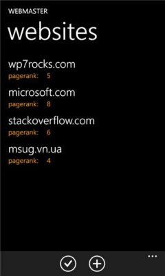 Скриншот приложения Webmaster - №8