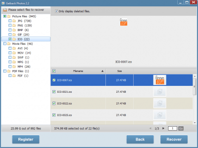 Скриншот приложения GetBack Photos - №3
