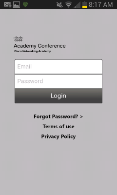 Скриншот приложения Cisco Academy Conference - №2