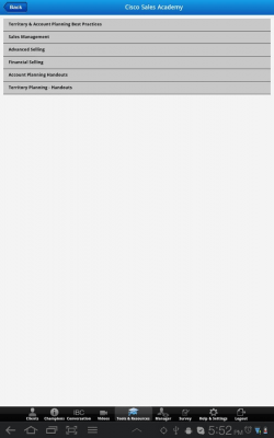 Скриншот приложения Cisco CRM Partner Mobile - №4