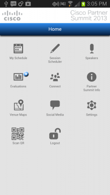 Скриншот приложения Cisco Partner Summit 2013 - №1