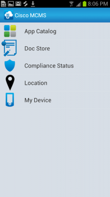 Скриншот приложения Cisco MCMS Agent - №1