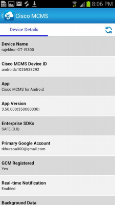 Скриншот приложения Cisco MCMS Agent - №2