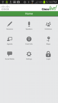 Скриншот приложения Cisco Live Cancun 2013 - №1